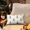 Christmas Pillow Covers 12x20 inch Christmas Tree Decorative White Throw Pillow Covers Winter Famliy Decoration for Home Couch